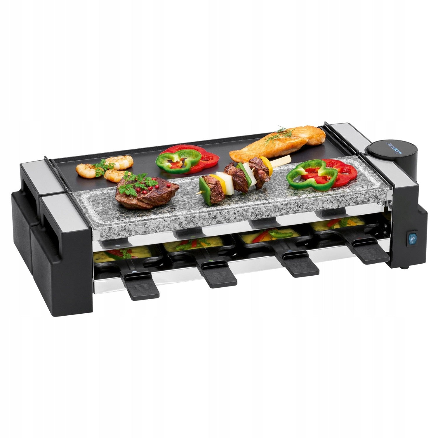 ELECTRIC TABLE GRILL RACLETTE NATURAL STONE RACLETTE CLATRONIC RG Power rating 1200 W