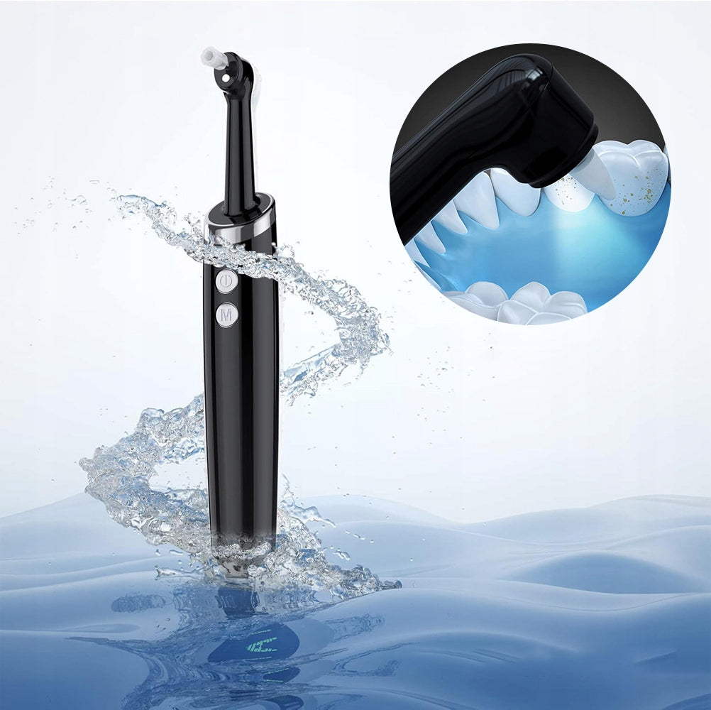 ELECTRIC TOOTH CLEANER 6 ACCESSORIES 5 OPERATING MODES WATERPROOF Medical device no