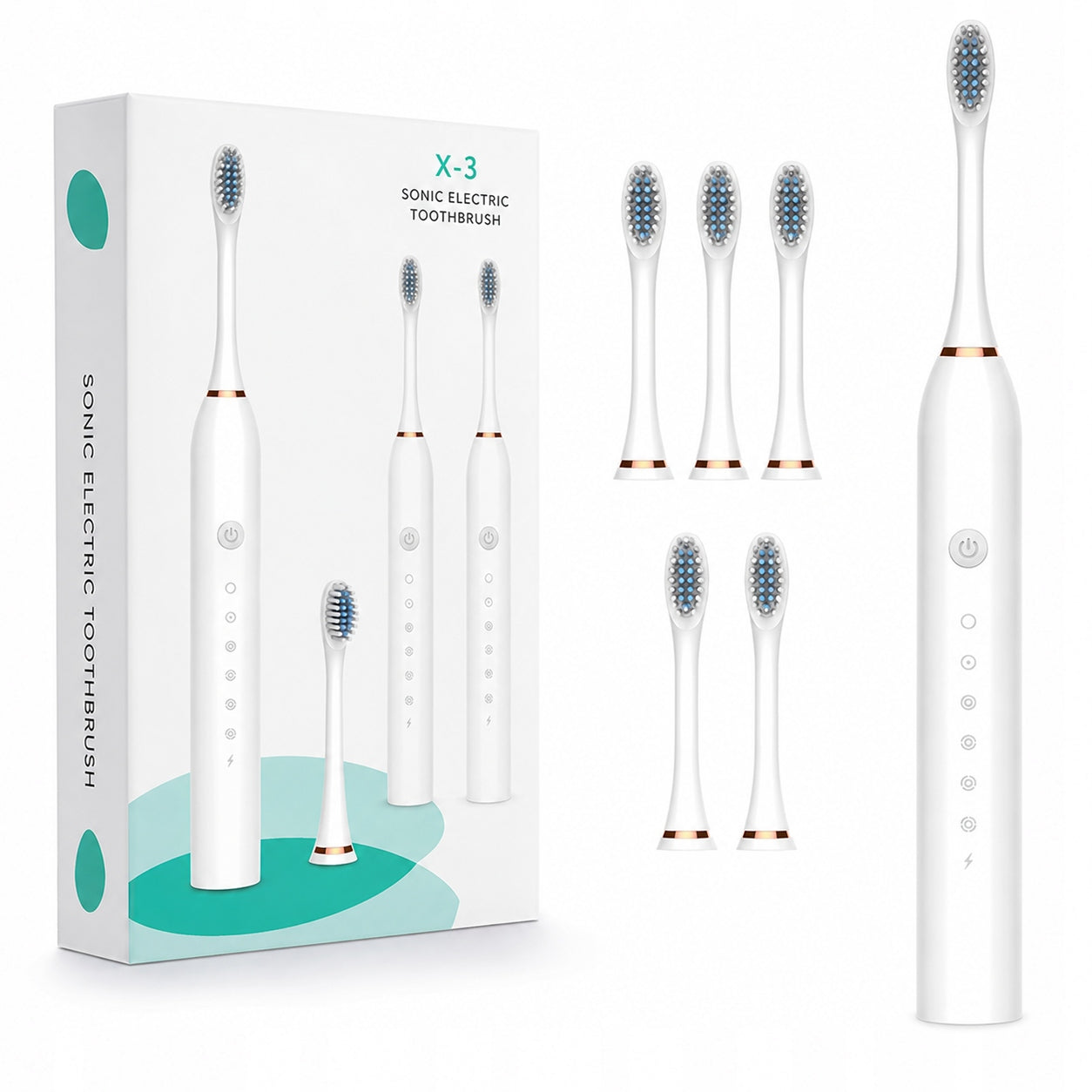 ELECTRIC TOOTHBRUSH CORDLESS SONIC + ZESTW TIPS