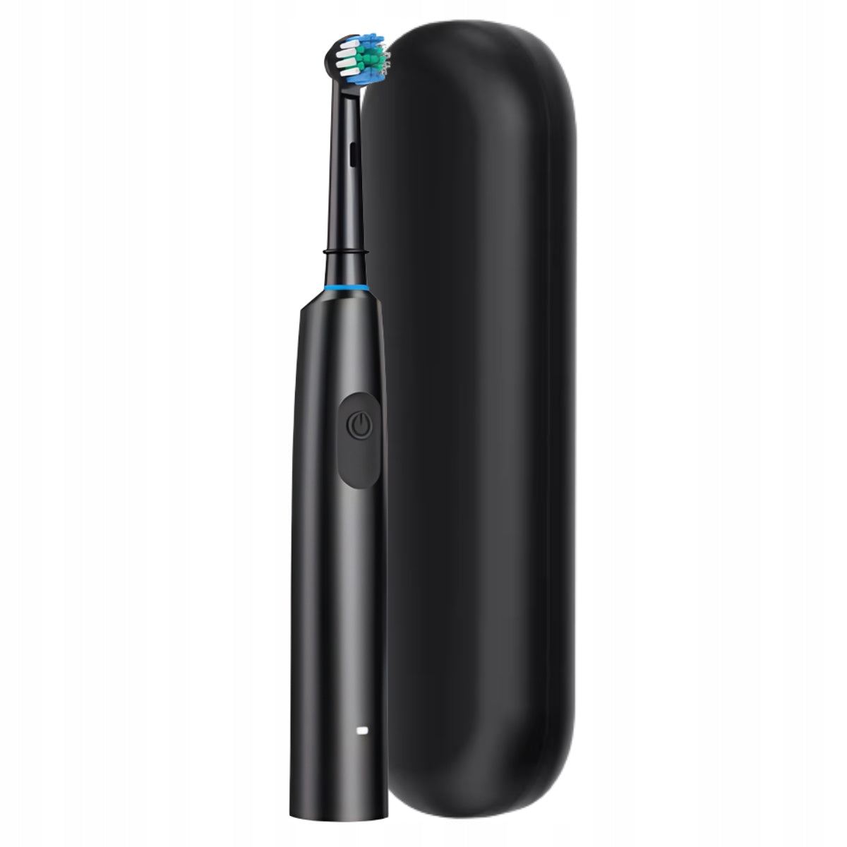 ELECTRIC TOOTHBRUSH DEEP CLEAN BLACK TIMER 2MIN + 4 HEADS Packaging status original