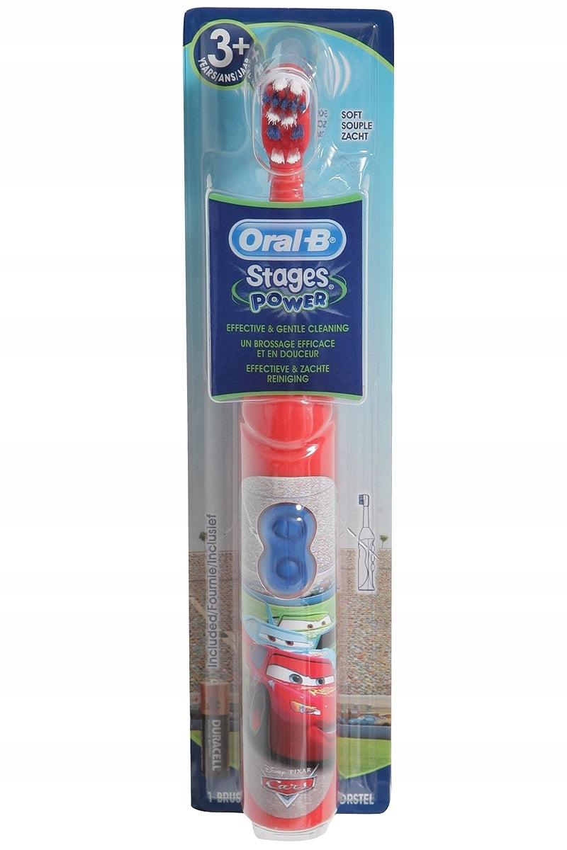 ELECTRIC TOOTHBRUSH FOR CHILDREN ORAL-B BRAUN CARS + TIMER Brand Oral-B