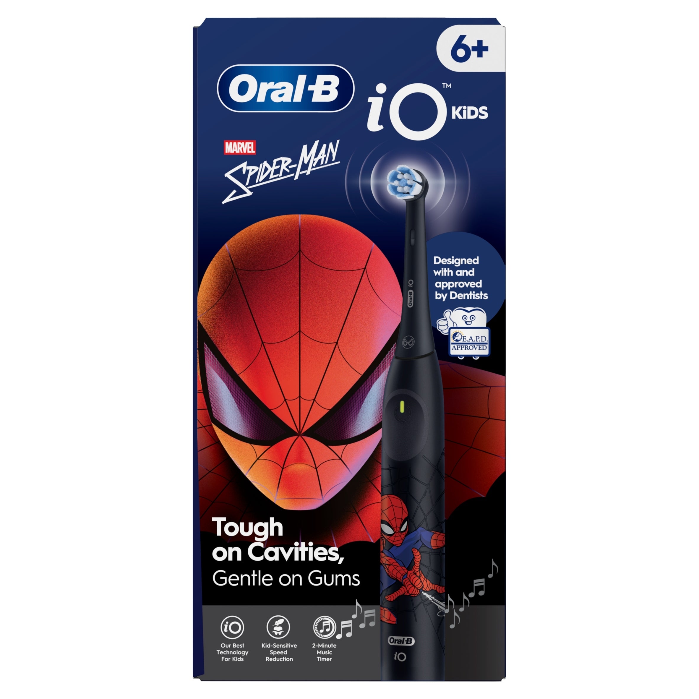 ELECTRIC TOOTHBRUSH FOR CHILDREN ORAL-B IO 6+ KIDS SPIDERMAN Manufacturer code 80850644