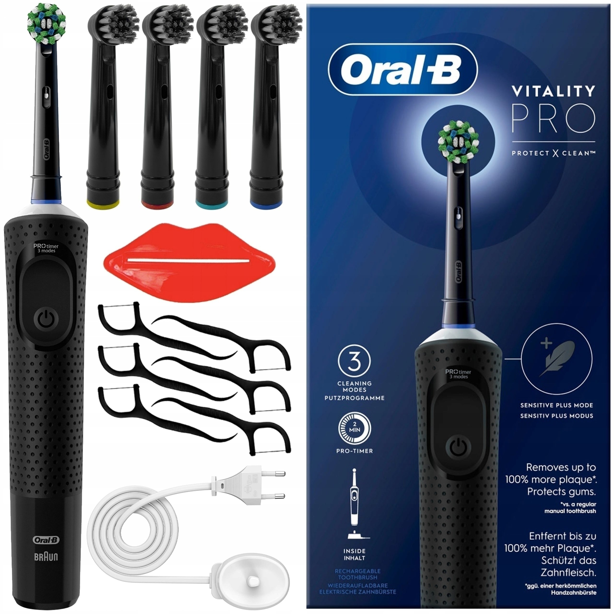 ELECTRIC TOOTHBRUSH ORAL-B + ACCESSORIES FREEBIE GIFT SET