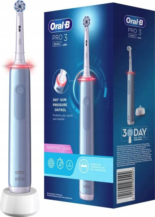 ELECTRIC TOOTHBRUSH ORAL-B PRO 3 3000 SENSITIVE CLEAN BLACK