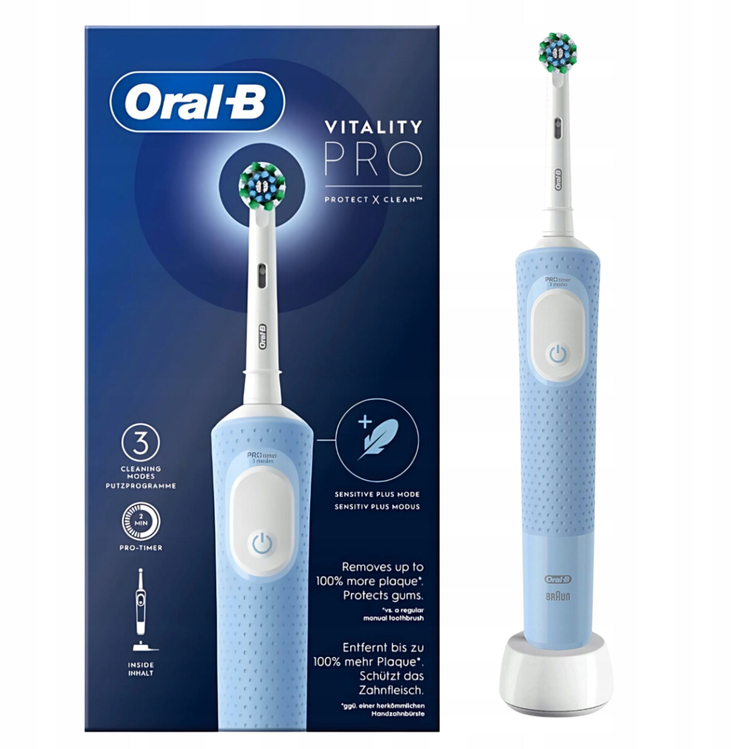 ELECTRIC TOOTHBRUSH ORAL-B VITALITY PRO D103 BLUE SET