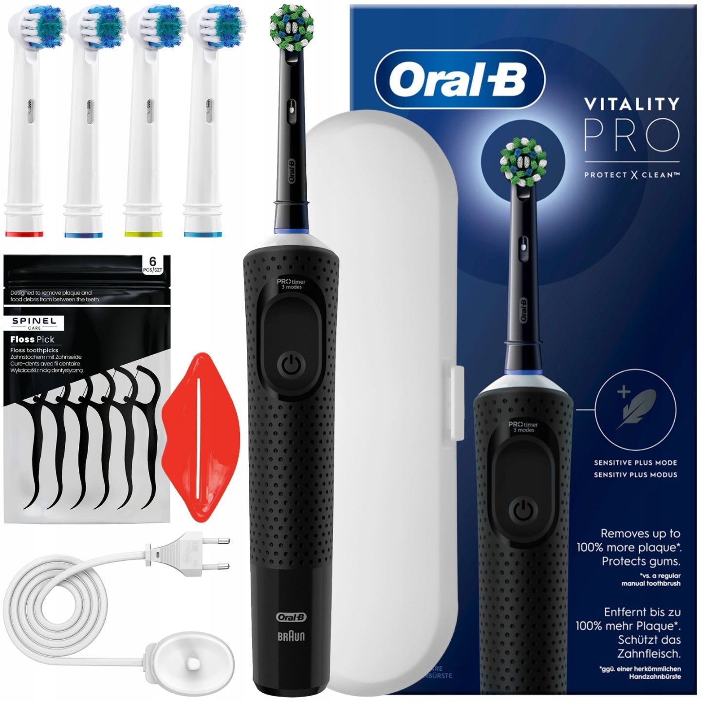 ELECTRIC TOOTHBRUSH ORAL-B VITALITY PRO D103 + TIP CASE