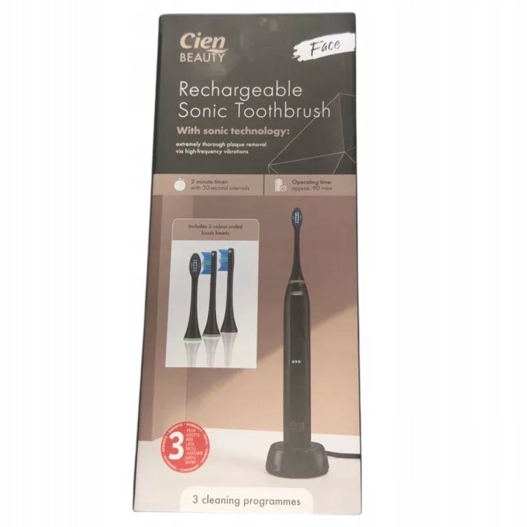 ELECTRIC TOOTHBRUSH SHADOW BEAUTY BLACK 3 PROGRAMS