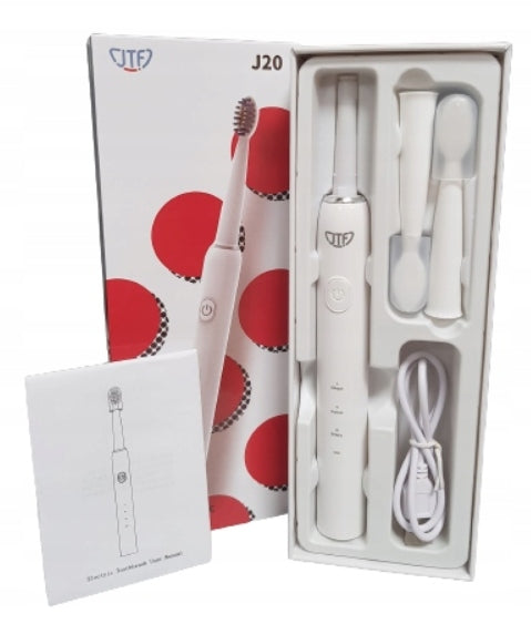 ELECTRIC TOOTHBRUSH WITH TIMER 3 MODES WHITE