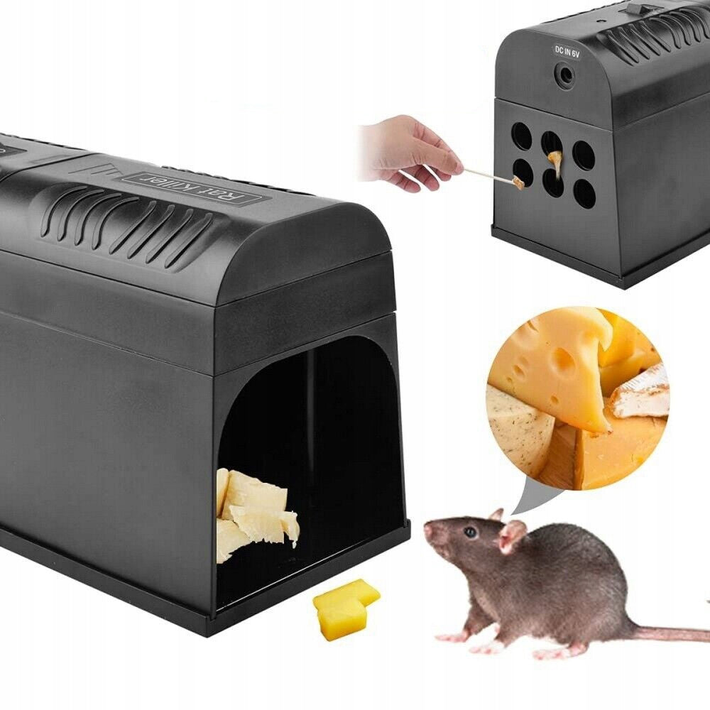 ELECTRIC TRAP 8000V FOR RAT MICE RODENTS OUTSIDE AND INSIDE Use Against moles