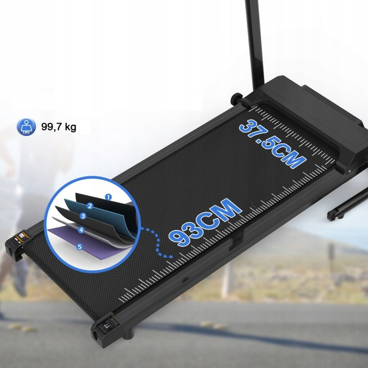 ELECTRIC TREADMILL 12 KM/H HOME FOLDING WALKINGPAD Q30-5 MOTOR 2.5 KM Brand no brand