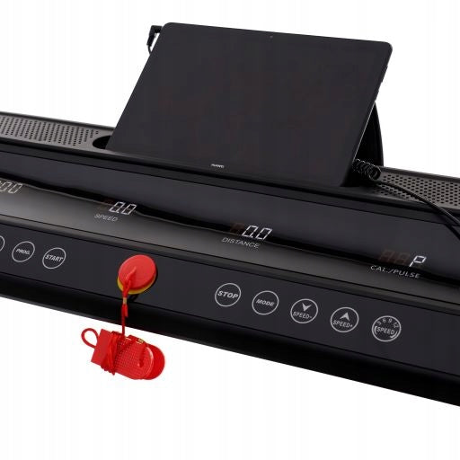ELECTRIC TREADMILL 16km/h 130kg 85 ATLAS SPORT Measurements training duration distance speed burned calories