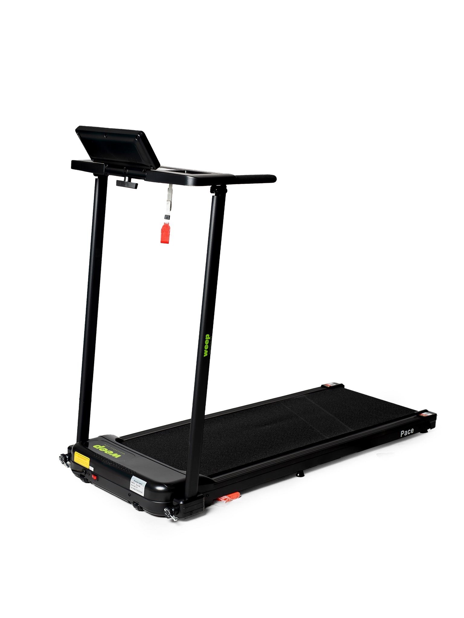 ELECTRIC TREADMILL FOLDING UNDER THE BED WEEP PACE 2 DEGREES INCLINE. 10km/h Brand WEEP