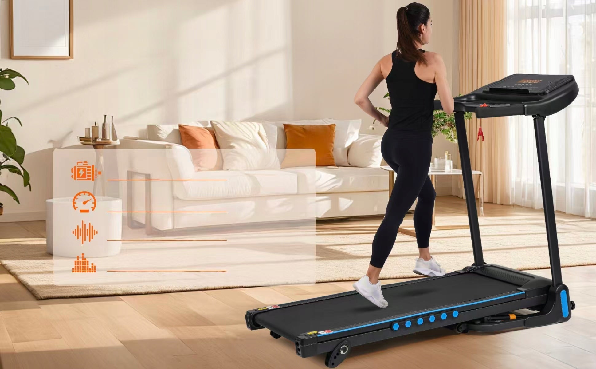 ELECTRIC TREADMILL FOR EXERCISE AT HOME N884P322661S 1-14km/h Max. Model other