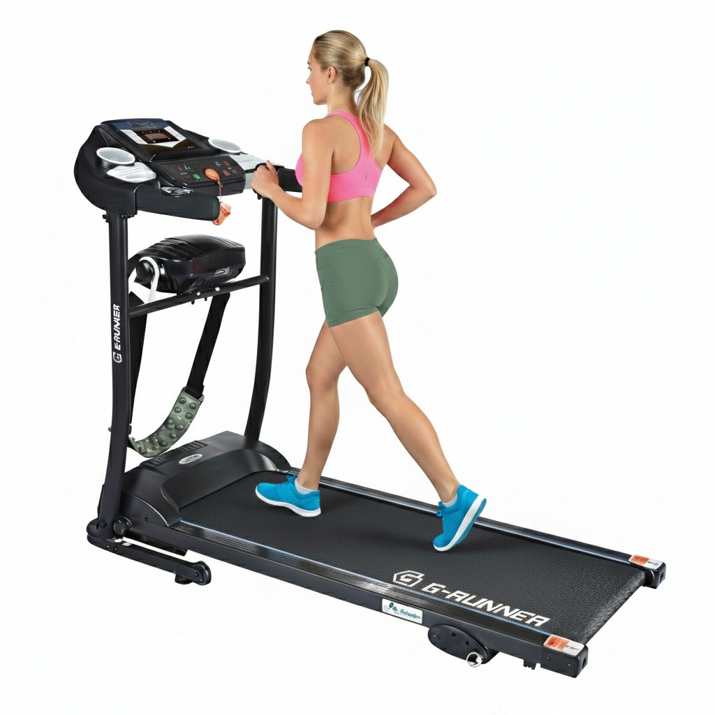 ELECTRIC TREADMILL G-RUNNER 400 HOME MASSAGER ELEVATION AUX FOLDING Kind electric