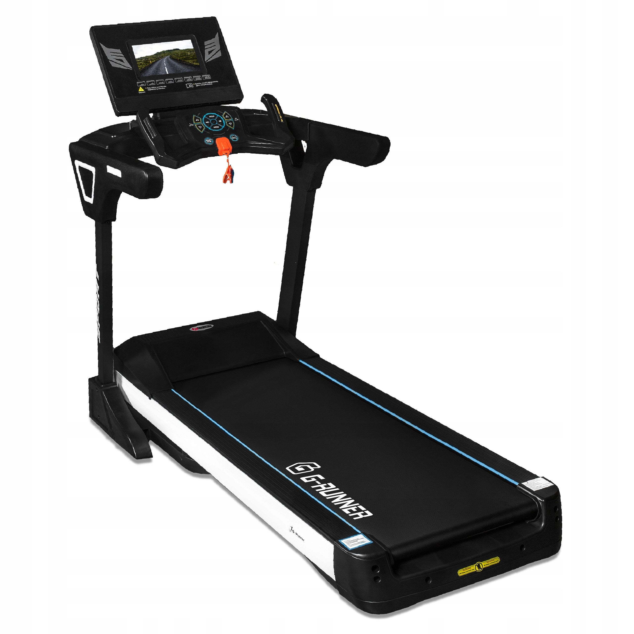ELECTRIC TREADMILL G-RUNNER 800 AUTO-ELEVATION WIFI ANDROID APP TABLET PAS 52 Kind electric