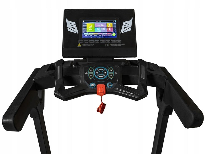ELECTRIC TREADMILL G-RUNNER 800 AUTO-ELEVATION WIFI ANDROID APP TABLET PAS 52 Measurements training duration distance speed pulse burned calories