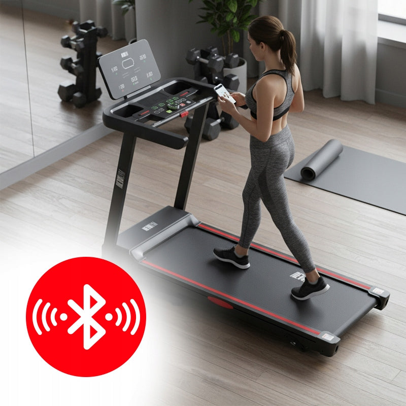 ELECTRIC TREADMILL HOME TRAINING FOLDING RUN 16 KM/H 140 KG BLUETOOTH Kind electric
