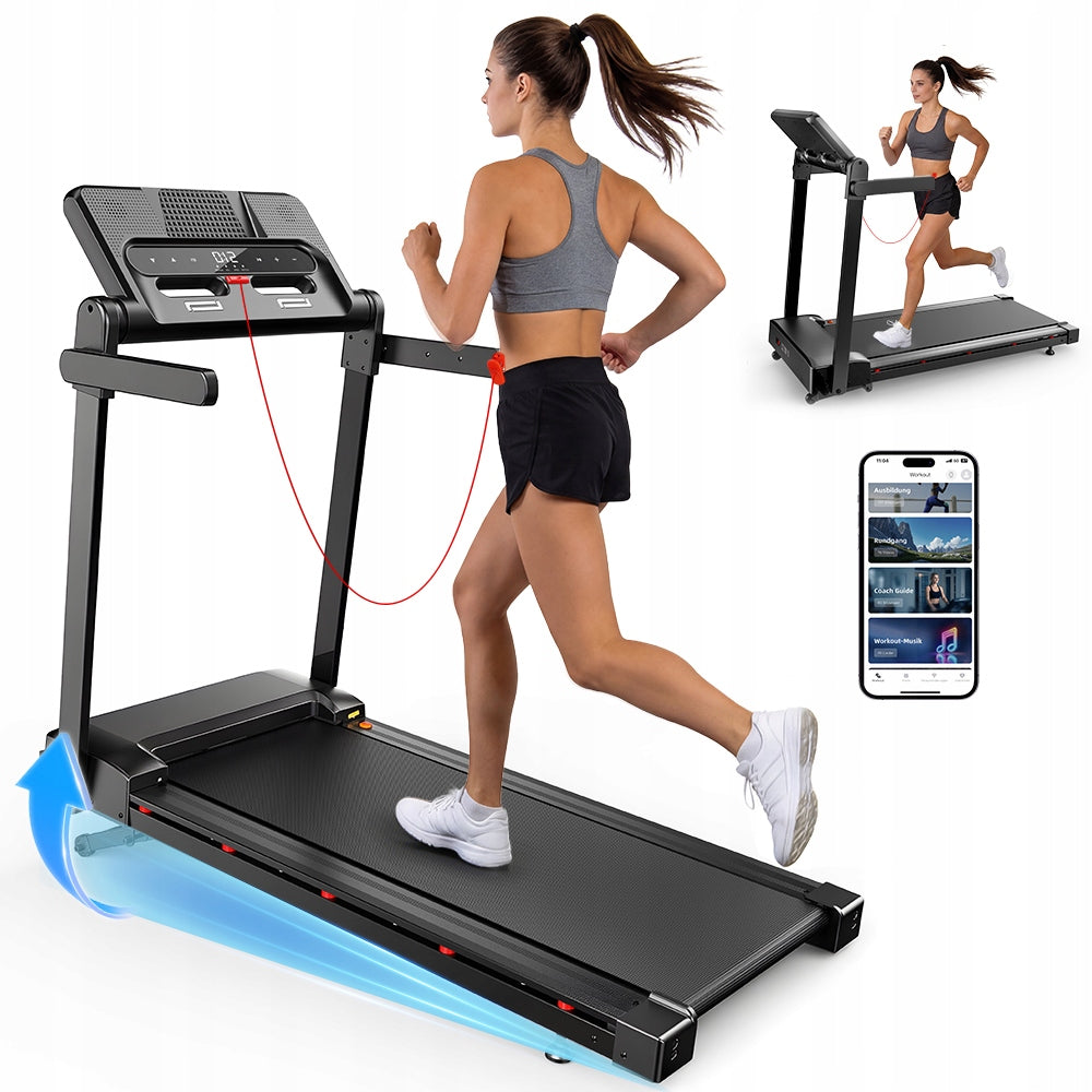 ELECTRIC TREADMILL HOME TRAINING FT54 1-14km/h 3.0HP 150kg APP
