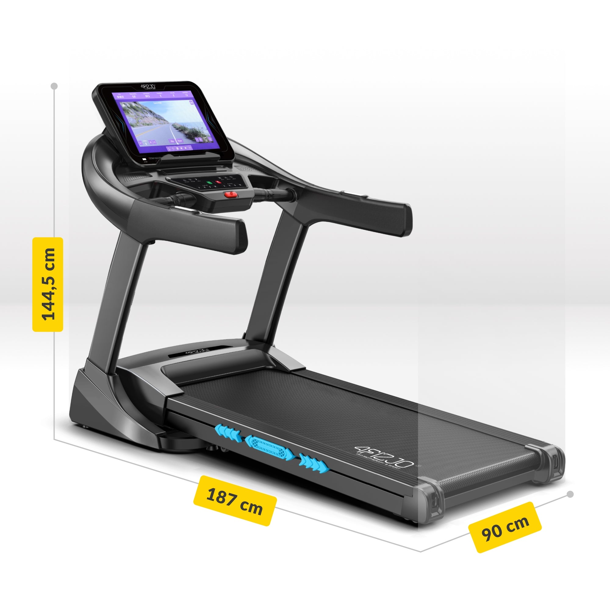 ELECTRIC TREADMILL TRAINING FOR RUNNING WALKING HOME FOLDING EVO S Manufacturer code Elektryczna bieżnia treningowa EVO TM17