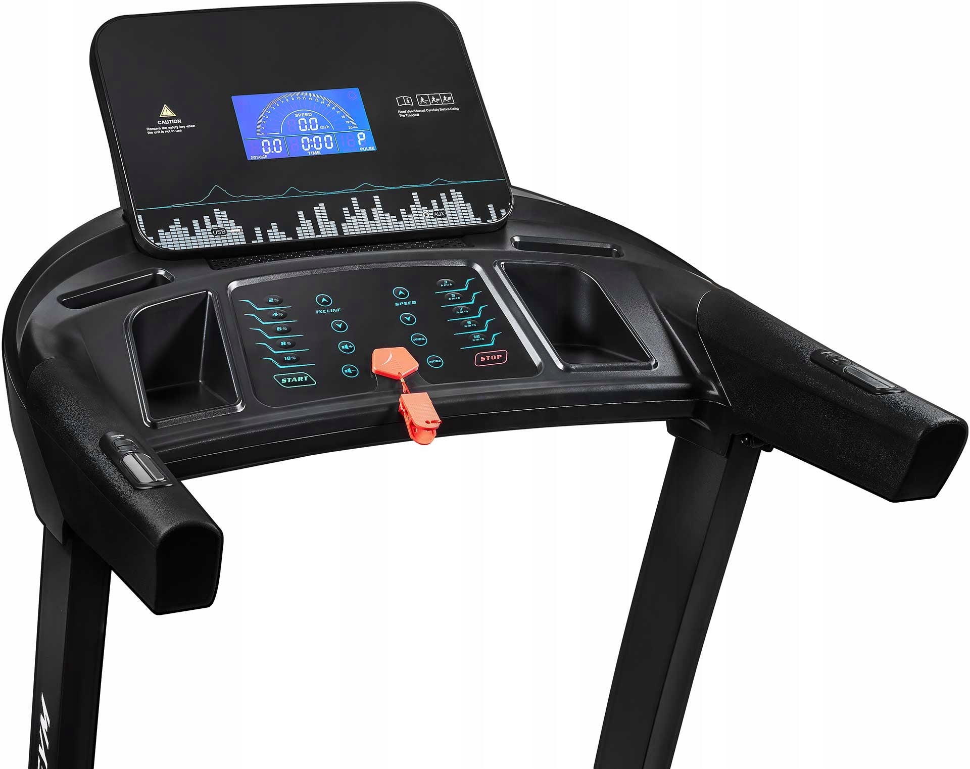 ELECTRIC TREADMILL V720S 20KM/H AUTO ANGLE 15 LEVELS FOLDING STRONG Brand Urbogym
