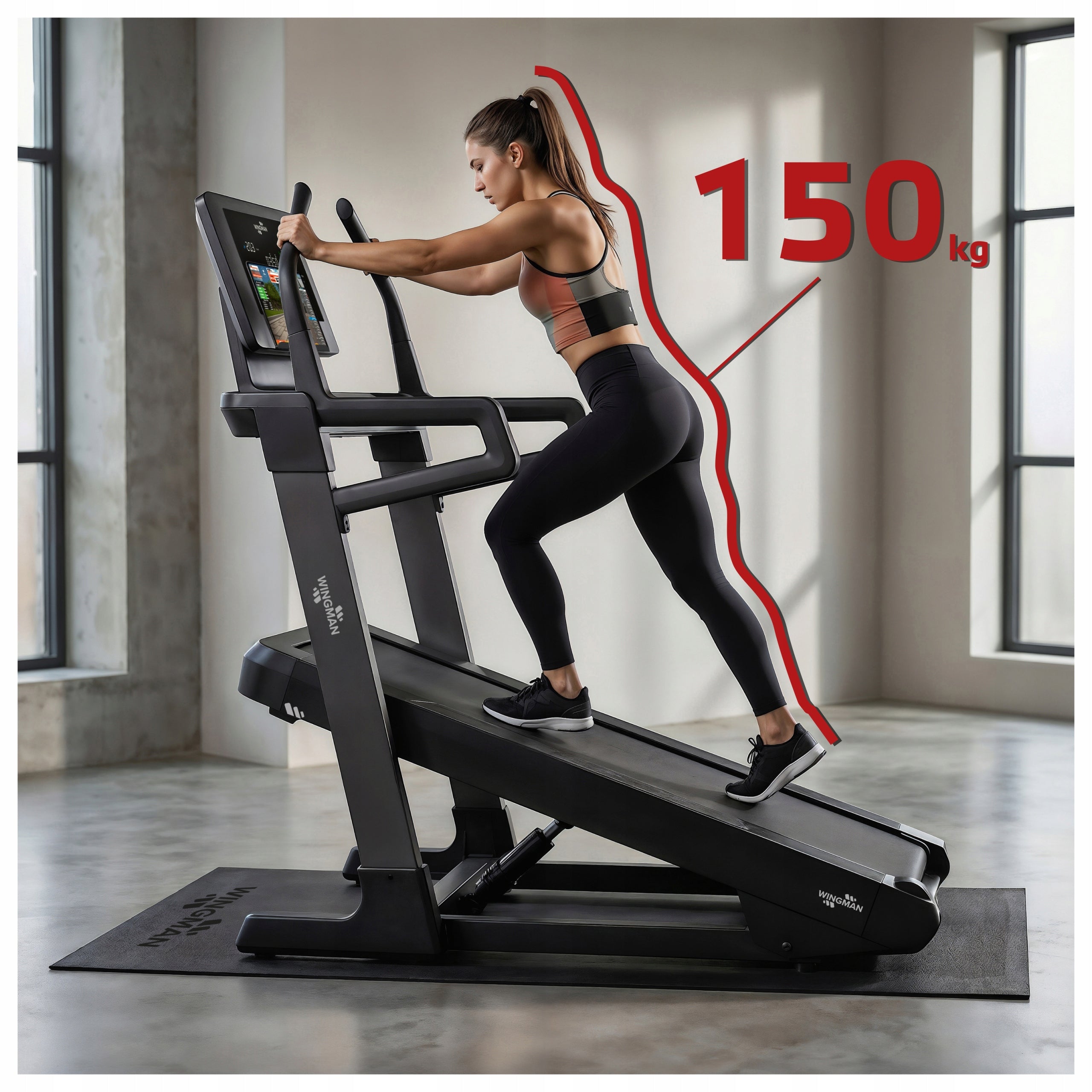 ELECTRIC TREADMILL WINGMAN TRX20 ULTRA | 20km/h | -3 +40% | CLIMBING Brand Wingman