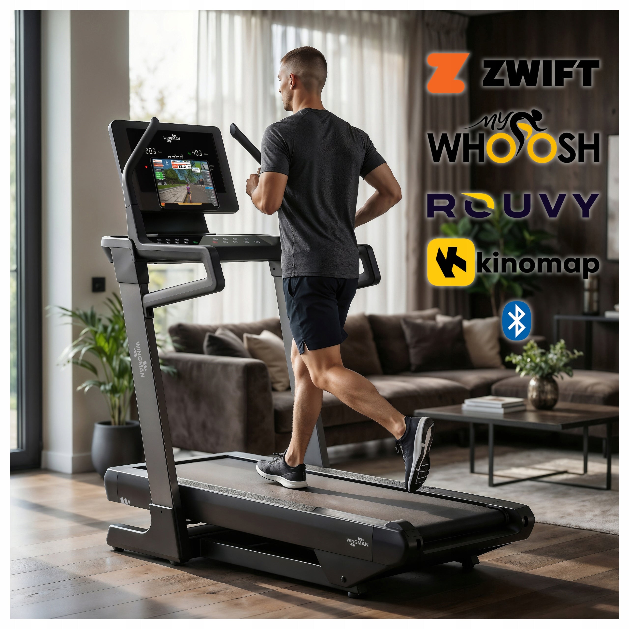 ELECTRIC TREADMILL WINGMAN TRX20 ULTRA | 20km/h | -3 +40% | CLIMBING Model TRX20 Ultra