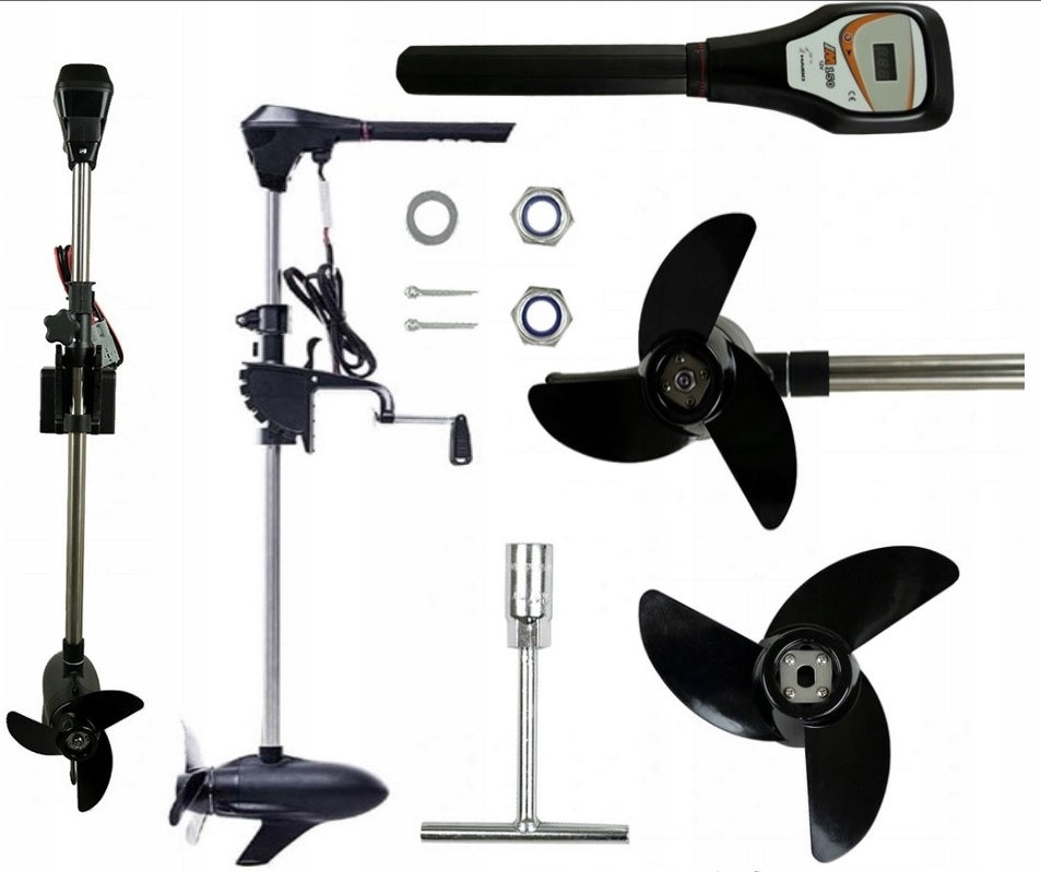 ELECTRIC TROLLING MOTOR HAIBO M150 3HP 70LBS 12V 700W MAXYMIZER Packaging status original