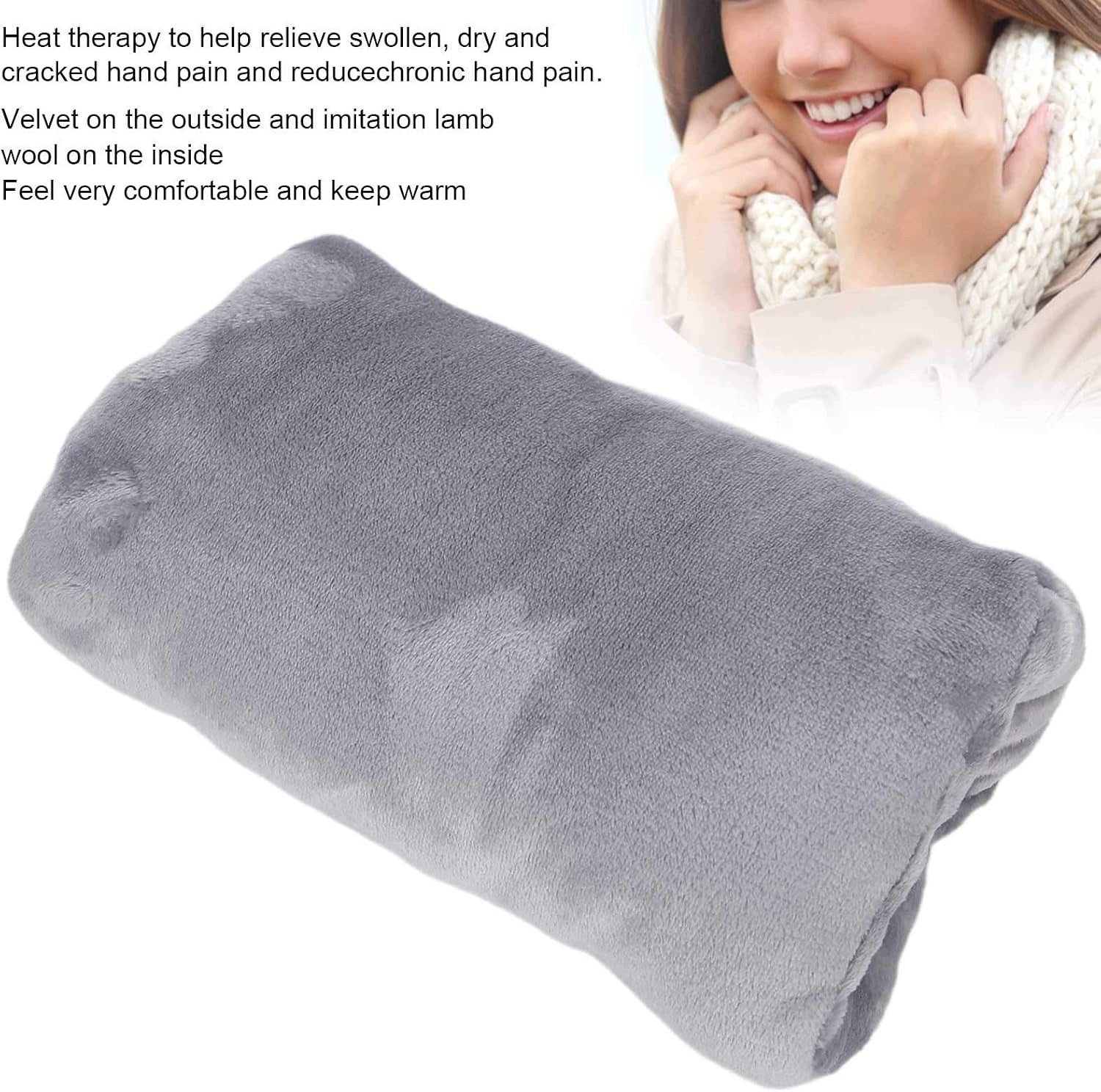 ELECTRIC USB HEATING PAD FOR HANDS AND NECK VELOUR Medical device type accessories for a medical device or a product without an intended medical purpose