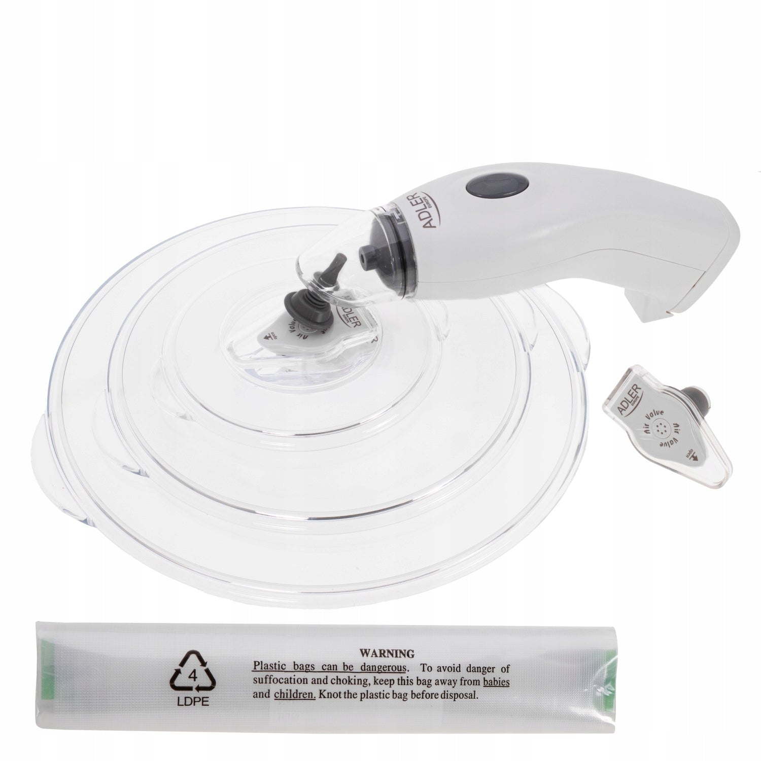 ELECTRIC VACUUM PACKAGING PUMP PLUS PACKAGING KIT ADLER Manufacturer code AD 4514