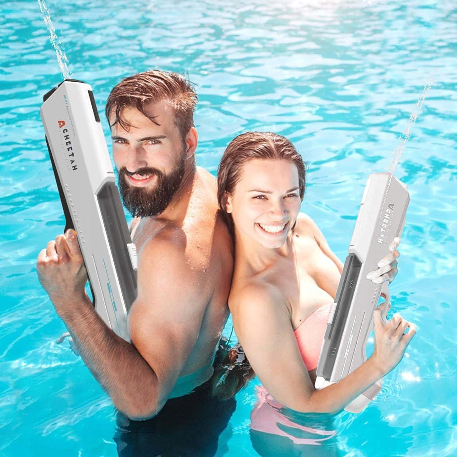 ELECTRIC WATER GUN 500ML RANGE 10M AUTOMATIC Brand Leopard