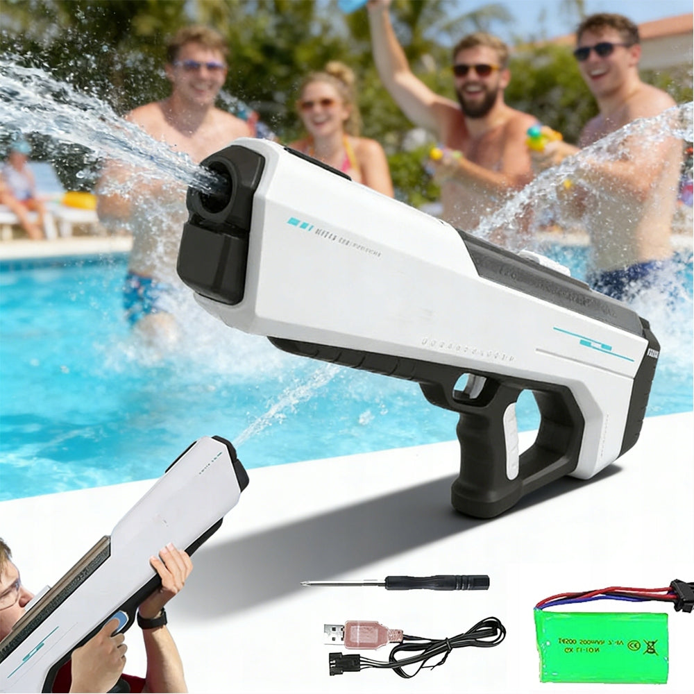 ELECTRIC WATER GUN 500ML RANGE 10M AUTOMATIC