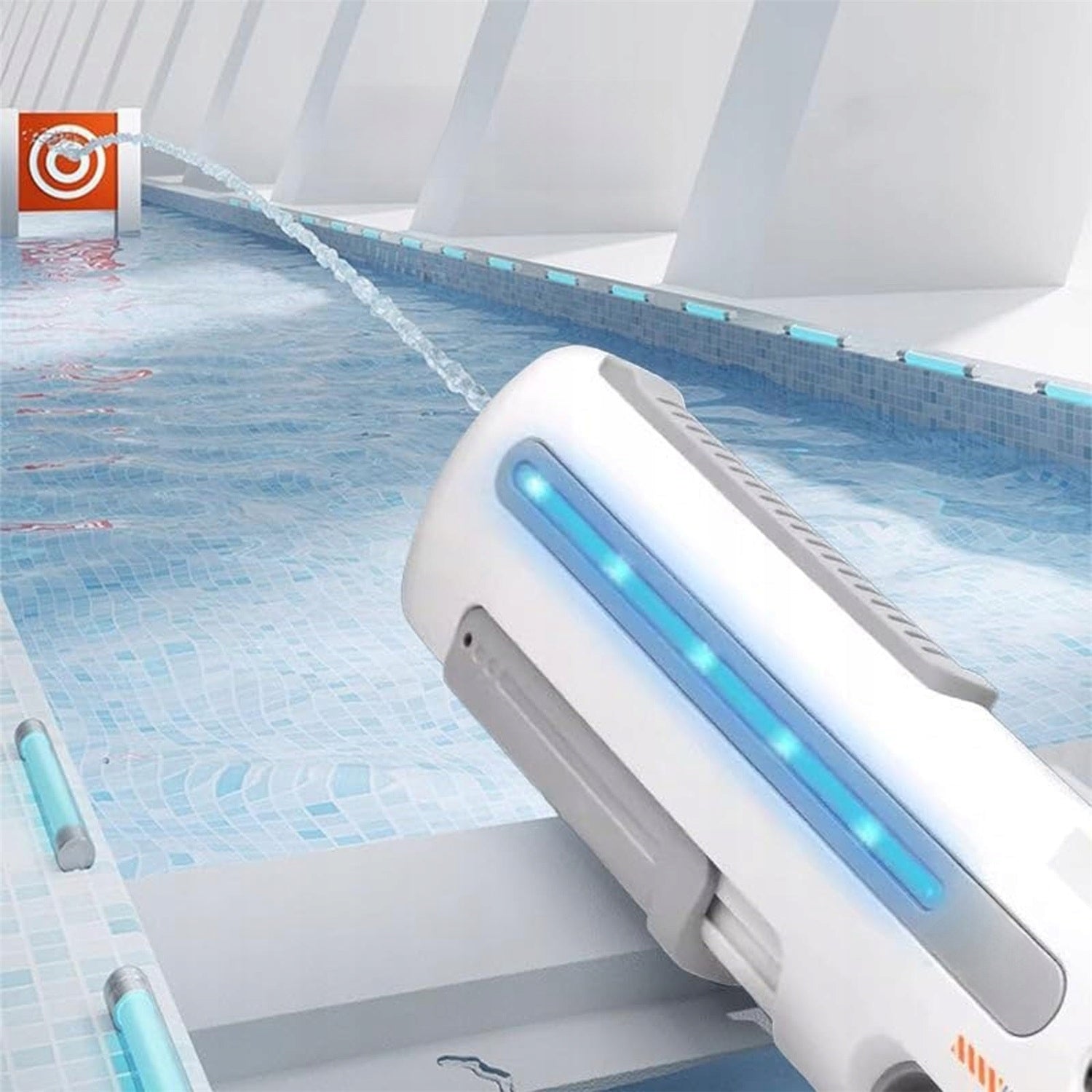 ELECTRIC WATER GUN AUTOMATIC CONTINUOUS STREAM LIGHT EFFECTS Brand no brand