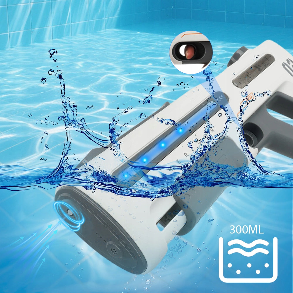 ELECTRIC WATER GUN AUTOMATIC CONTINUOUS STREAM LIGHT EFFECTS Kid's age 8＋ years