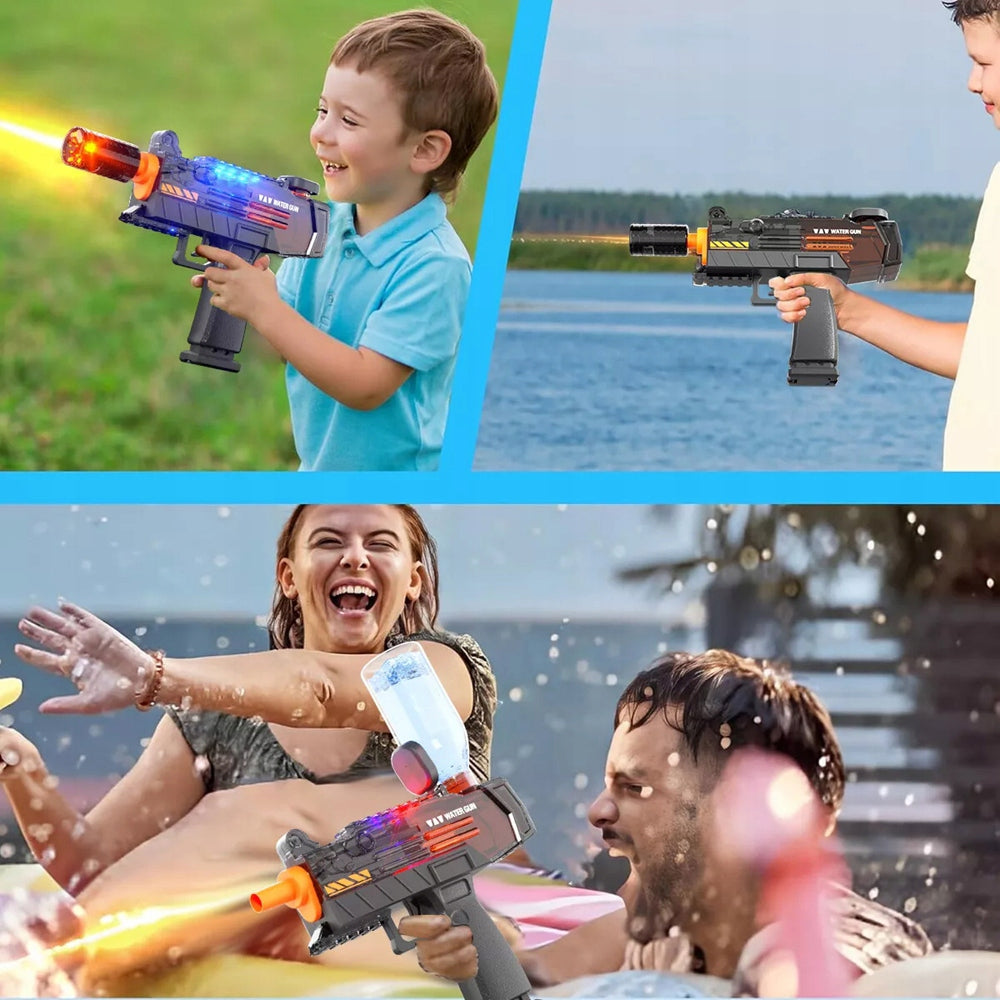 ELECTRIC WATER GUN AUTOMATIC FOR CHILDREN -ŚMIGUS DYNGUS TOY Product width 19 cm