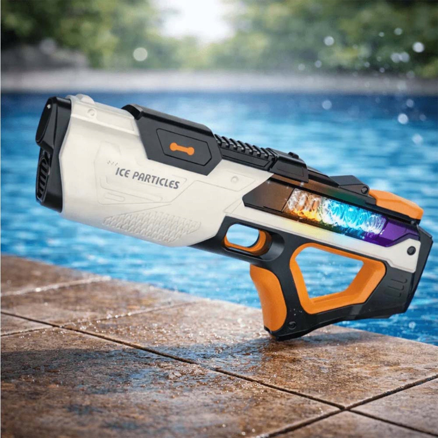 ELECTRIC WATER GUN AUTOMATIC RIFLE FOR KIDS WATERPROOF Length 43 cm
