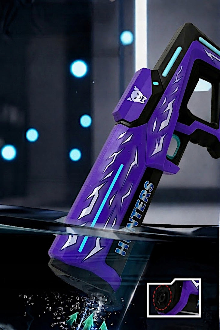 ELECTRIC WATER GUN AUTOMATIC RIFLE WATER GUN JIGSAW AKU Manufacturer code Automatyczna wyrzutnia na wodę dla dzieci
