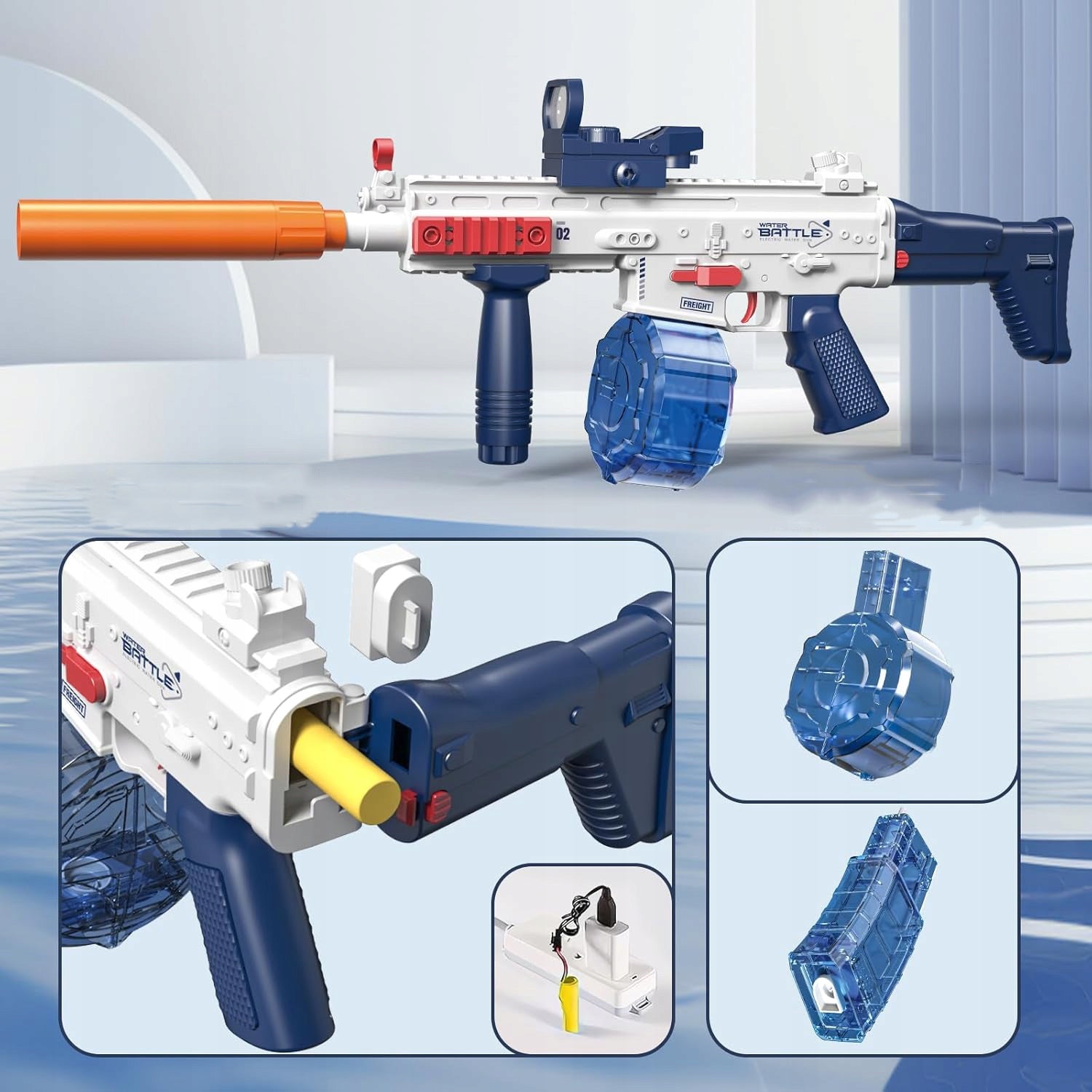 ELECTRIC WATER GUN FOR KIDS AUTOMATIC WATER GUNS Kind water gun