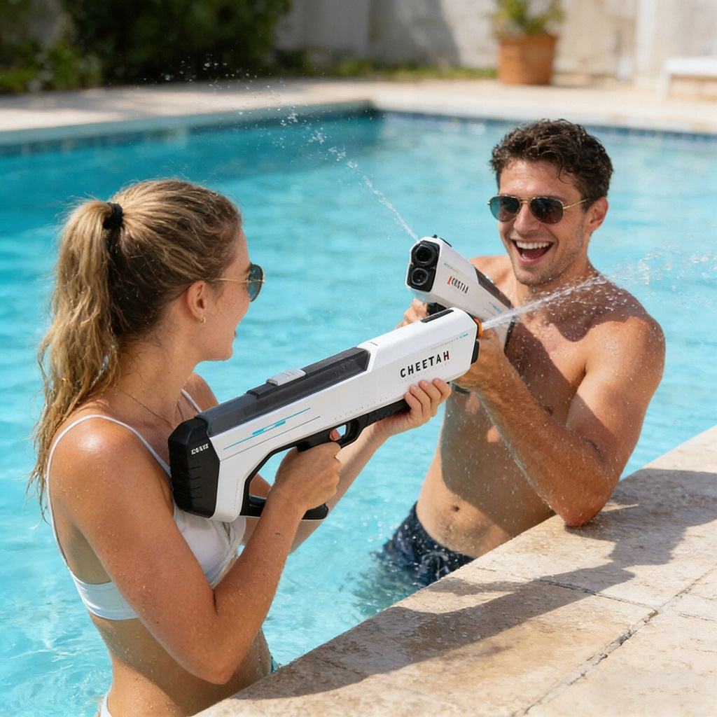 ELECTRIC WATER GUN LARGE TANK 200 SHOTS SUMMER ENTERTAINMENT Manufacturer code SQ-z022