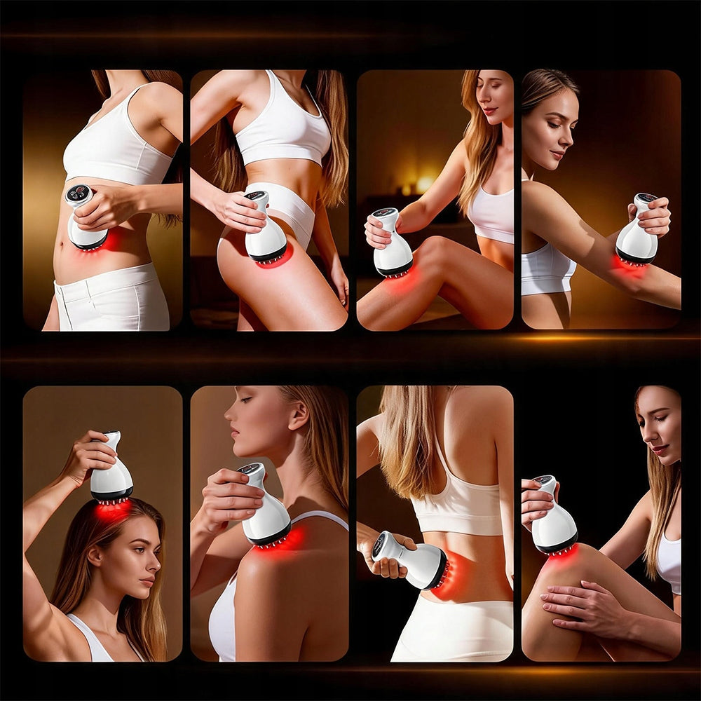 ELECTRIC WIRELESS ANTI-CELLULITE MASSAGER FOR ABDOMINAL AND THIGHS Packaging status original