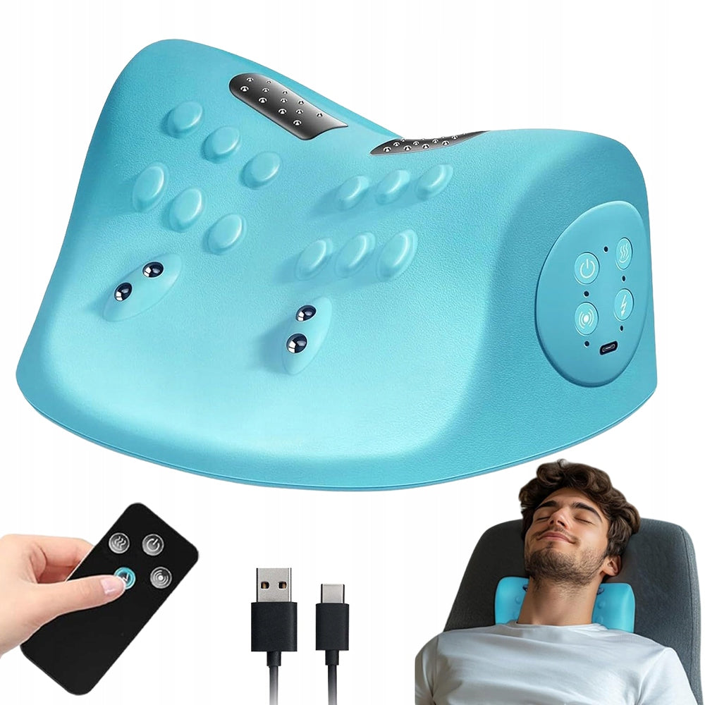 ELECTRIC WIRELESS NECK MASSAGER WITH HEATING FUNCTION