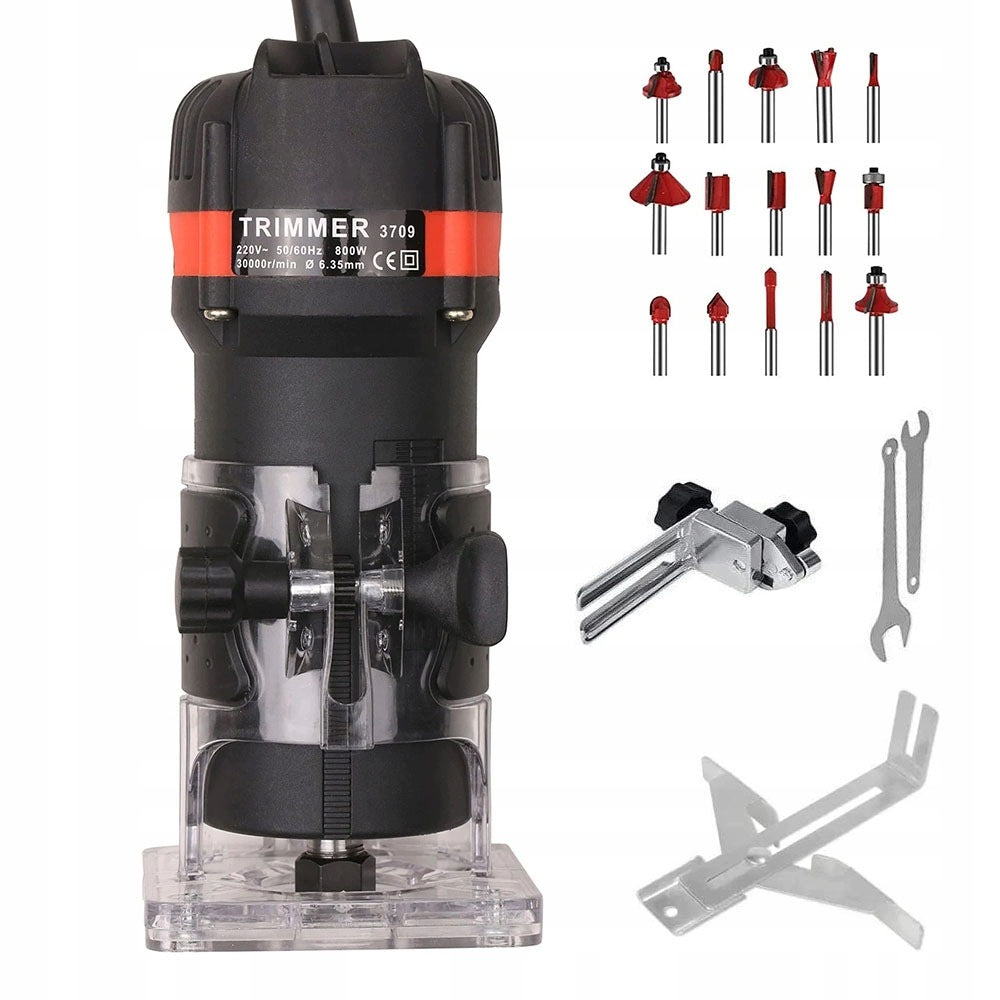 ELECTRIC WOOD SPINDLE MILLING MACHINE WITH BEDEE CUTTER SET