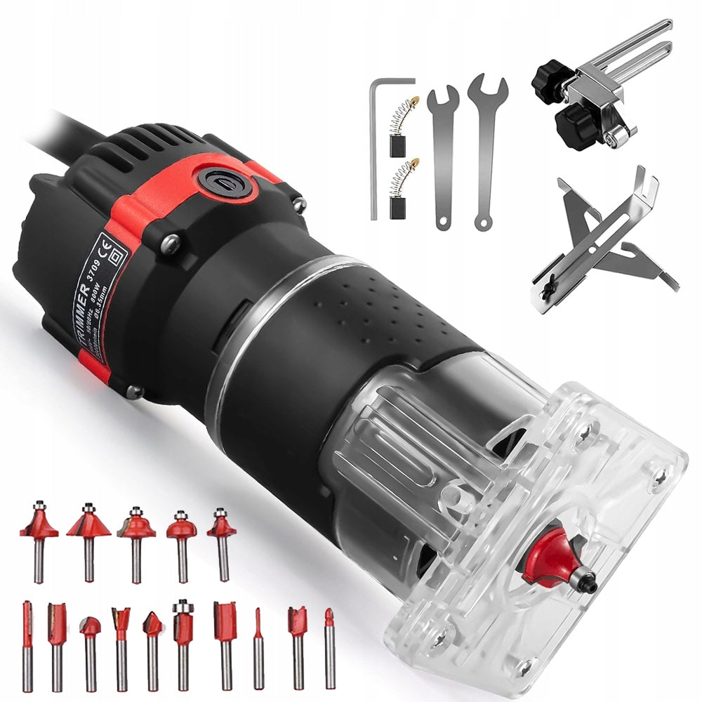 ELECTRIC WOODWORKING MACHINE MANUAL MILLING MACHINE POWERFUL 800W 220V SET XL