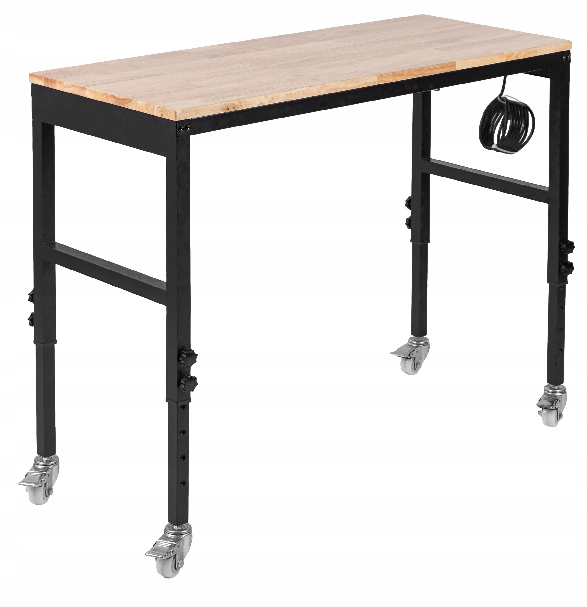 ELECTRIC WORKBENCH 122X51X75-97.5CM, 4 WHEELS, MAX 500KG, PROLINE Packaging status original