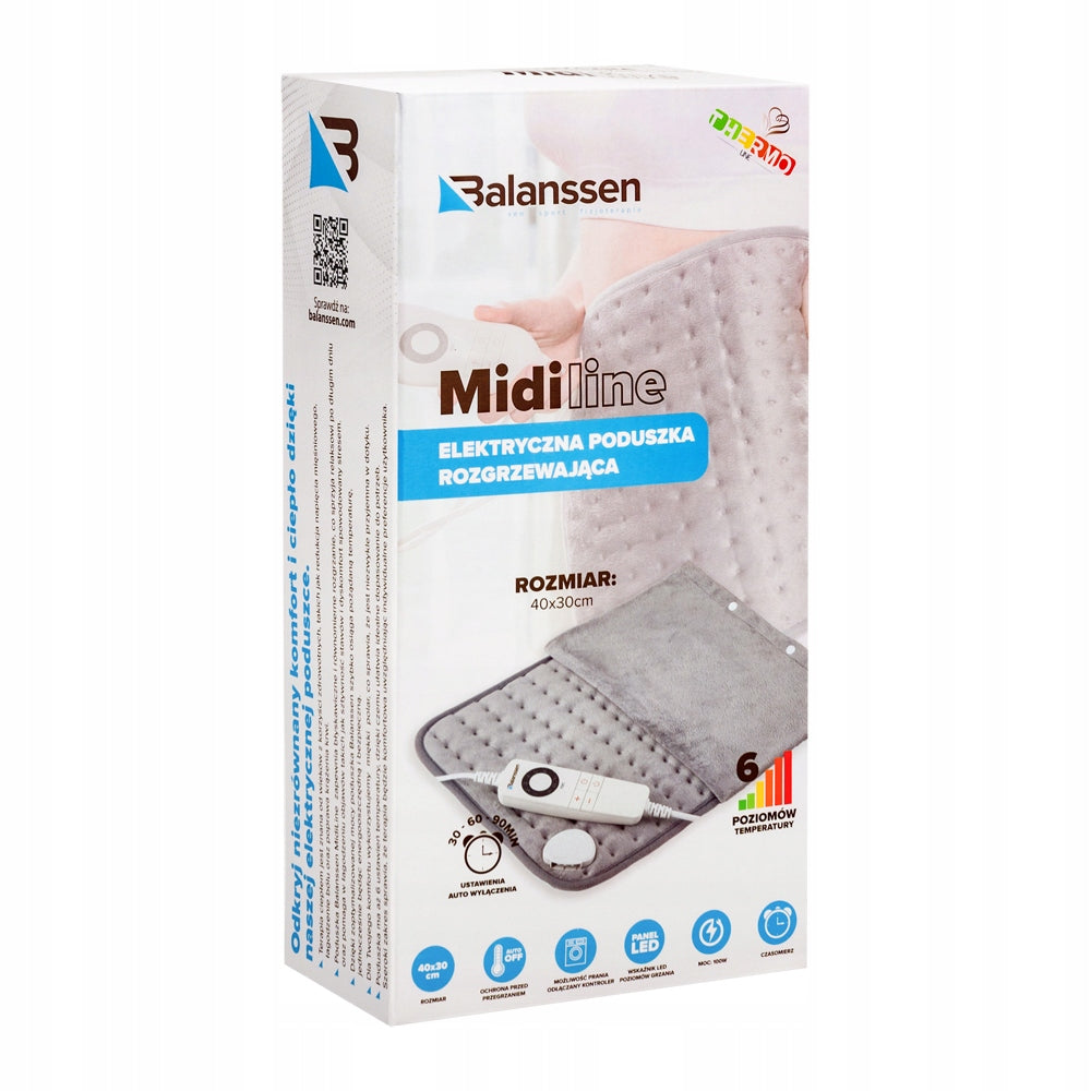 ELECTRIC heating CUSHION BALANSSEN MidiLine 30x40cm Packaging status original