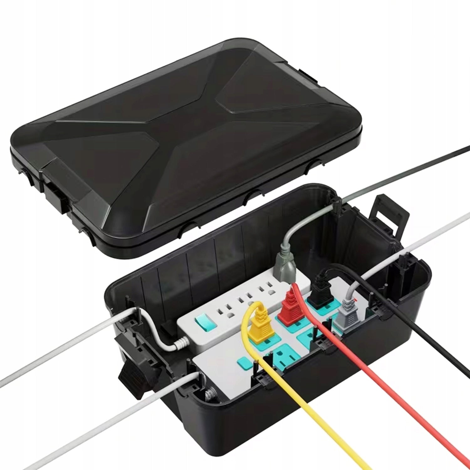ELECTRICAL SOCKET PROTECTIVE BOX EXTENSION CABLE Waterproof Outdoor Manufacturer code skrzyna na kable skrzynka na przewody