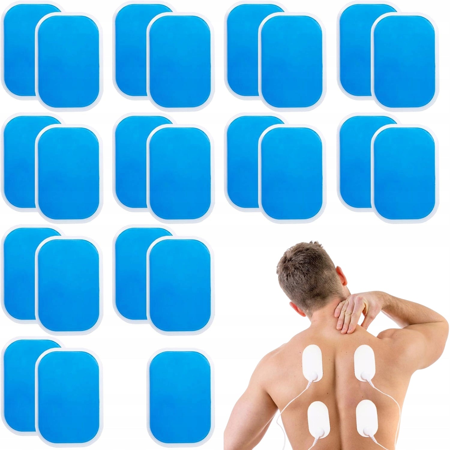 ELECTRODE GEL PADS | FOR EMS/TENS STIMULATOR, PAIN RELIEF