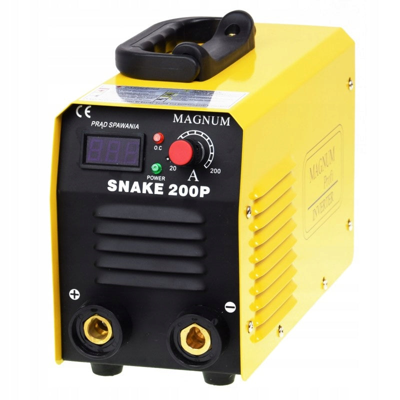 ELECTRODE INVERTER WELDING MACHINE MAGNUM SNAKE 200 PS MMA TIG 230V 200A IGBT Brand Magnum