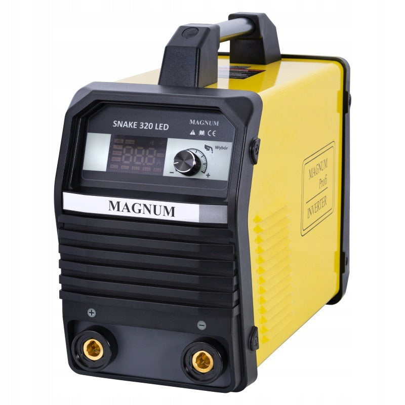 ELECTRODE WELDING MACHINE MAGNUM SNAKE 320 LED MMA TIG IGBT 400V 60% 30-300A Brand Magnum