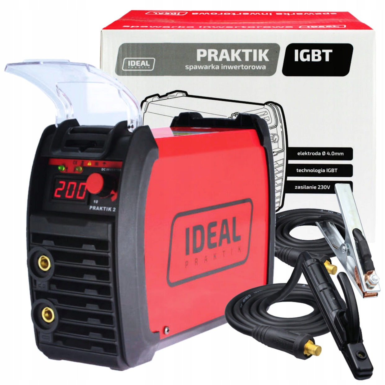ELECTRODE WELDING MACHINE MMA INVERTER PRAKTIK 205 DIGITAL IDEAL