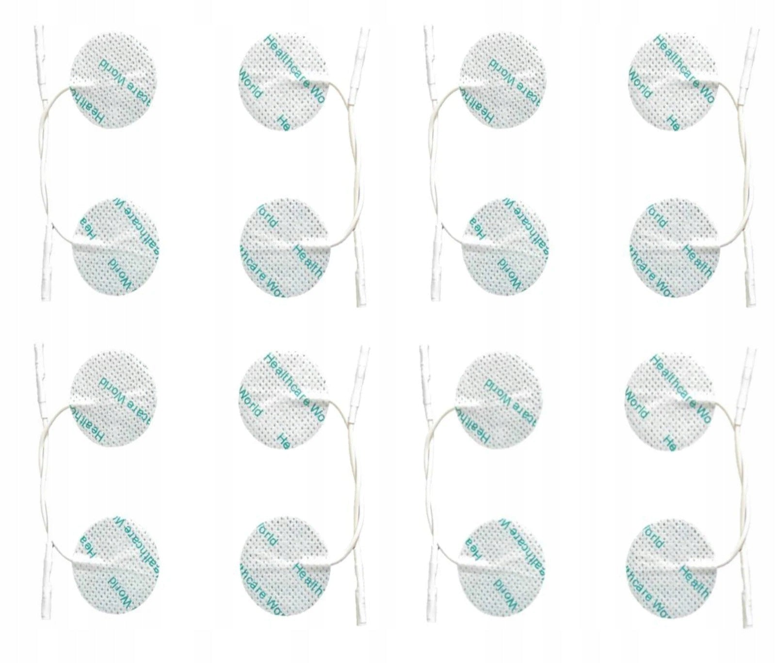 ELECTRODES TENS EMS GEL STANDARD PADS SMALL ROUND PIN 2MM 16 PACK